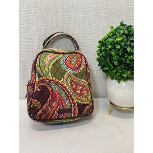 Vera Bradley Lunch Bunch Heirloom Paisley Quilted Cotton Multicolor Work School
